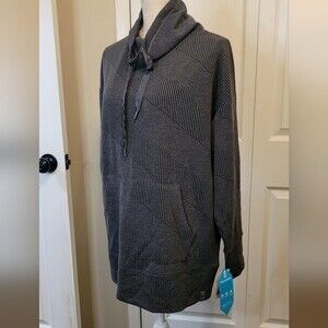 FREE COUNTRY Women's Ridgeline Tunic Charcoal Size Med NWT